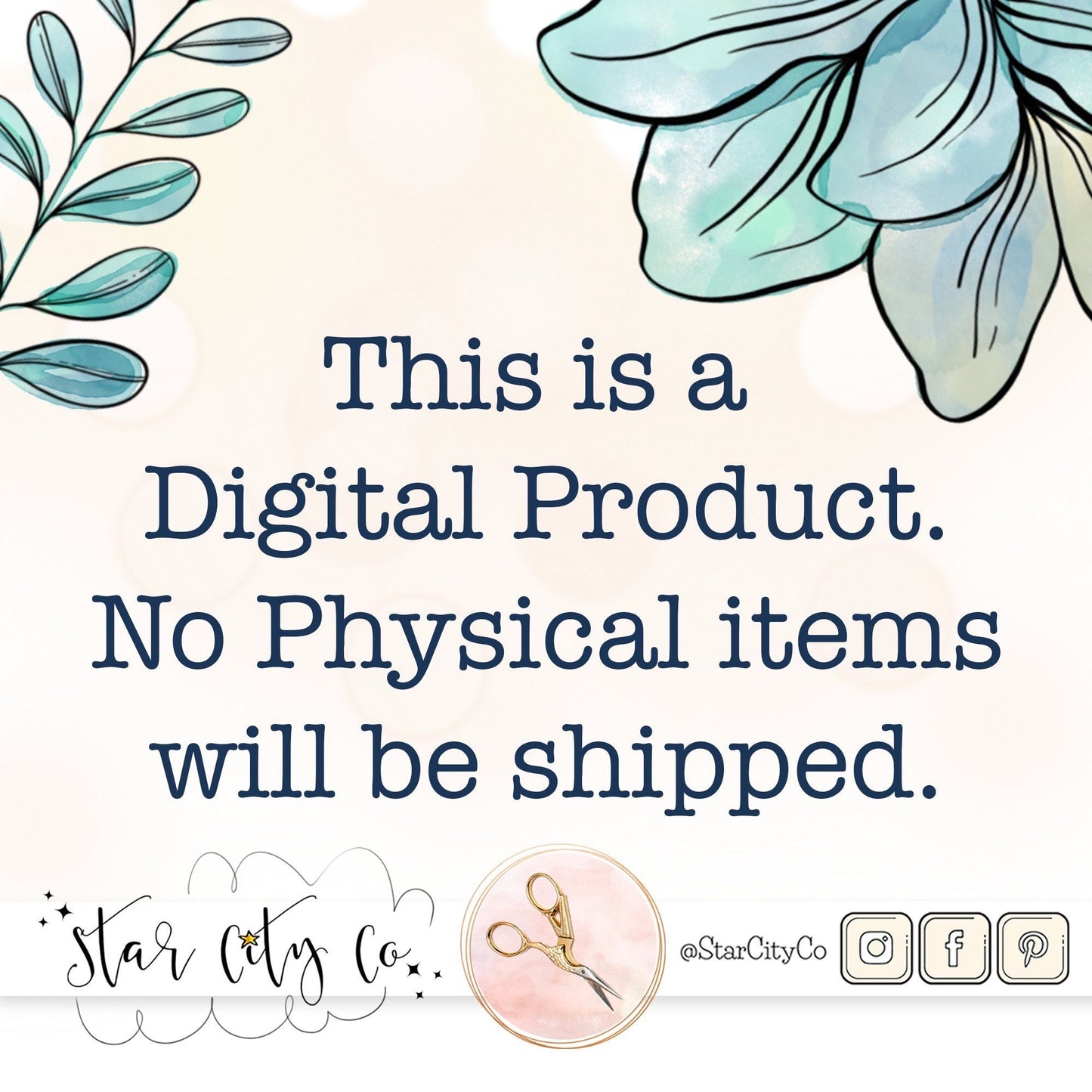 Watercolor Seagull Stationery Set Printable - Digital Download