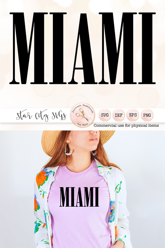 Miami SVG