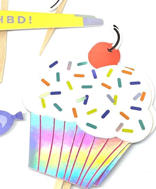 Party Animal Cupcake Toppers