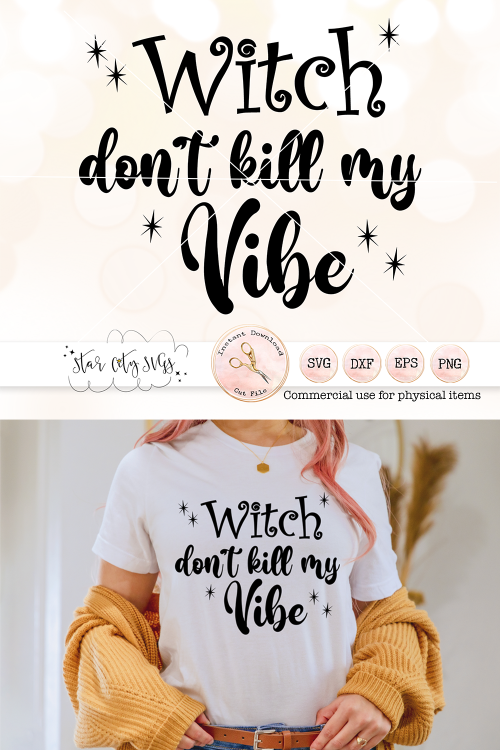 Witch don't Kill my Vibe Halloween SVG