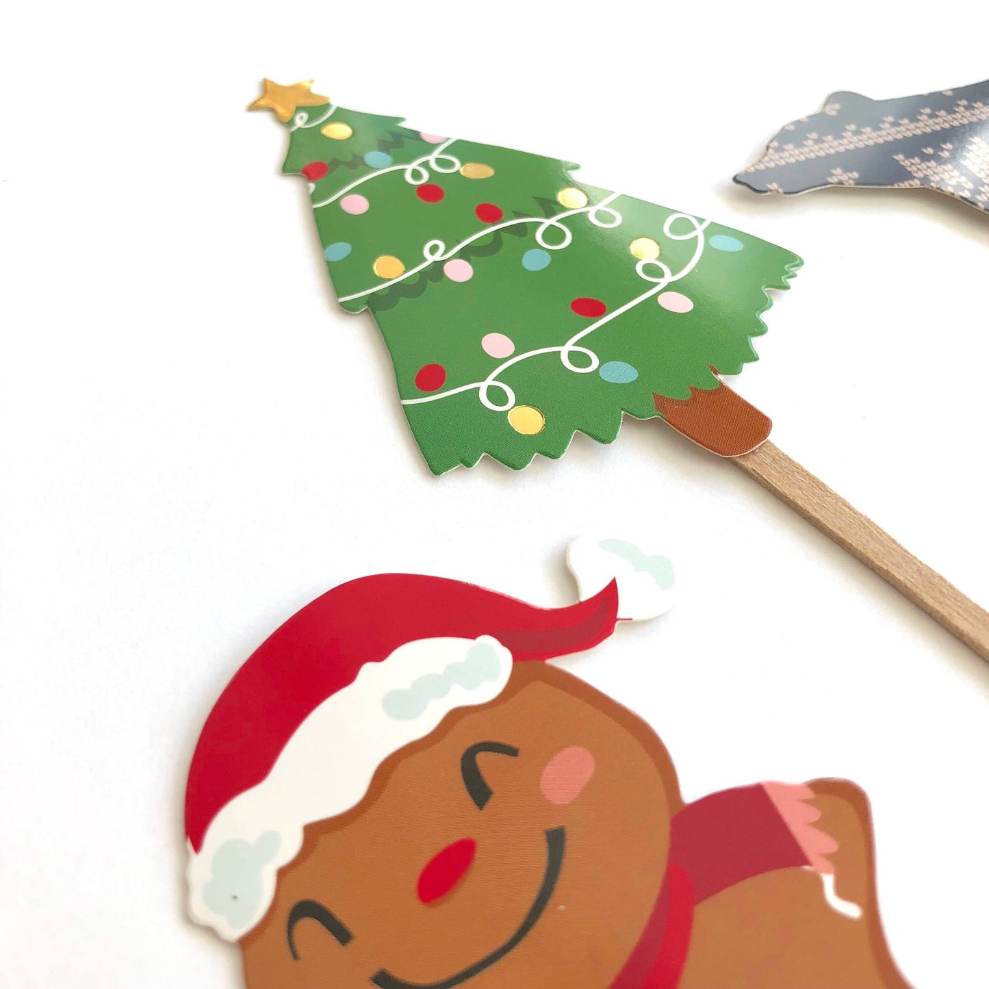 Woodland Holiday Cupcake Toppers