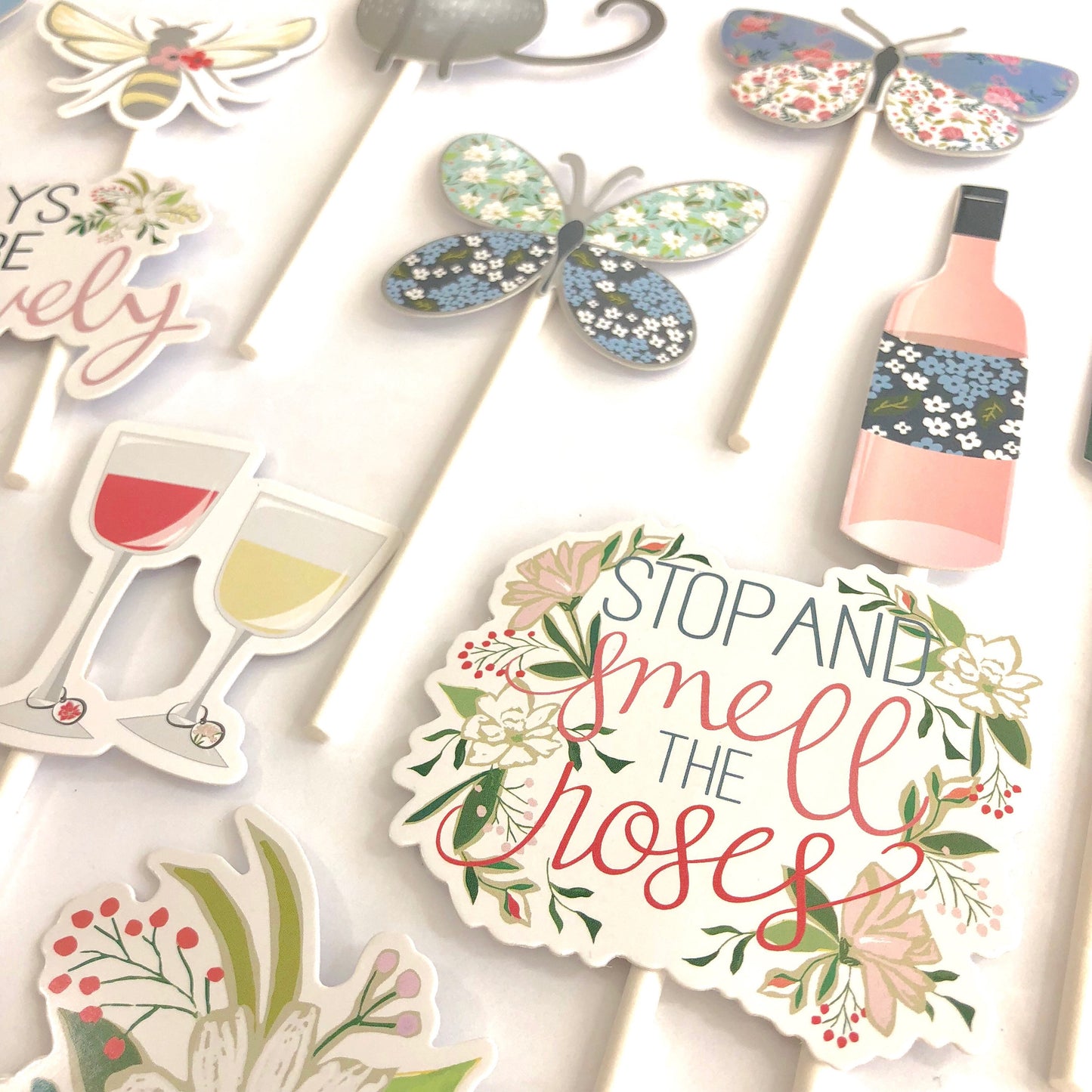 Backyard Picnic Cupcake Toppers