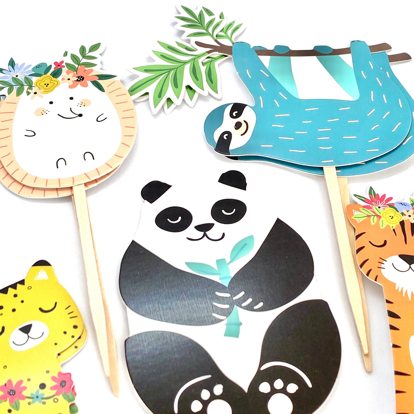 Safari Animal Cupcake Toppers