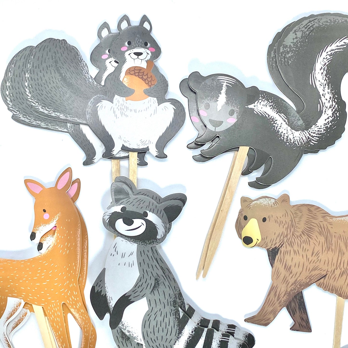 Woodland Cupcake Toppers