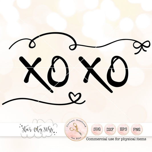 XOXO Valentines Day SVG