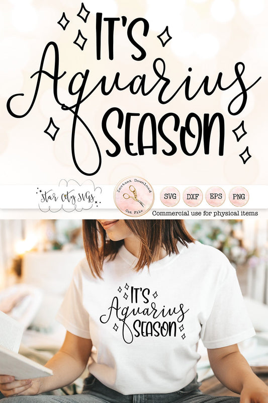 It's Aquarius Season Svg