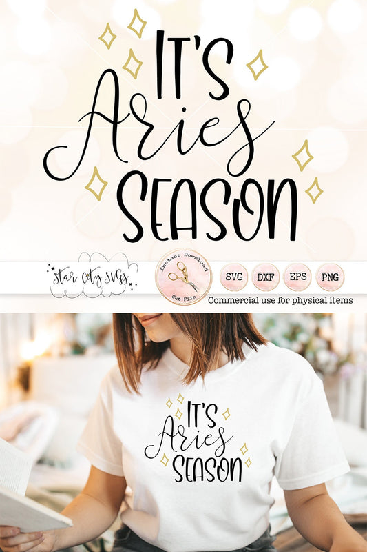 It's Aries Season Svg