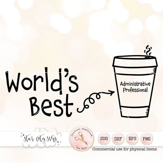 World’s Best Administrative Professionals SVG