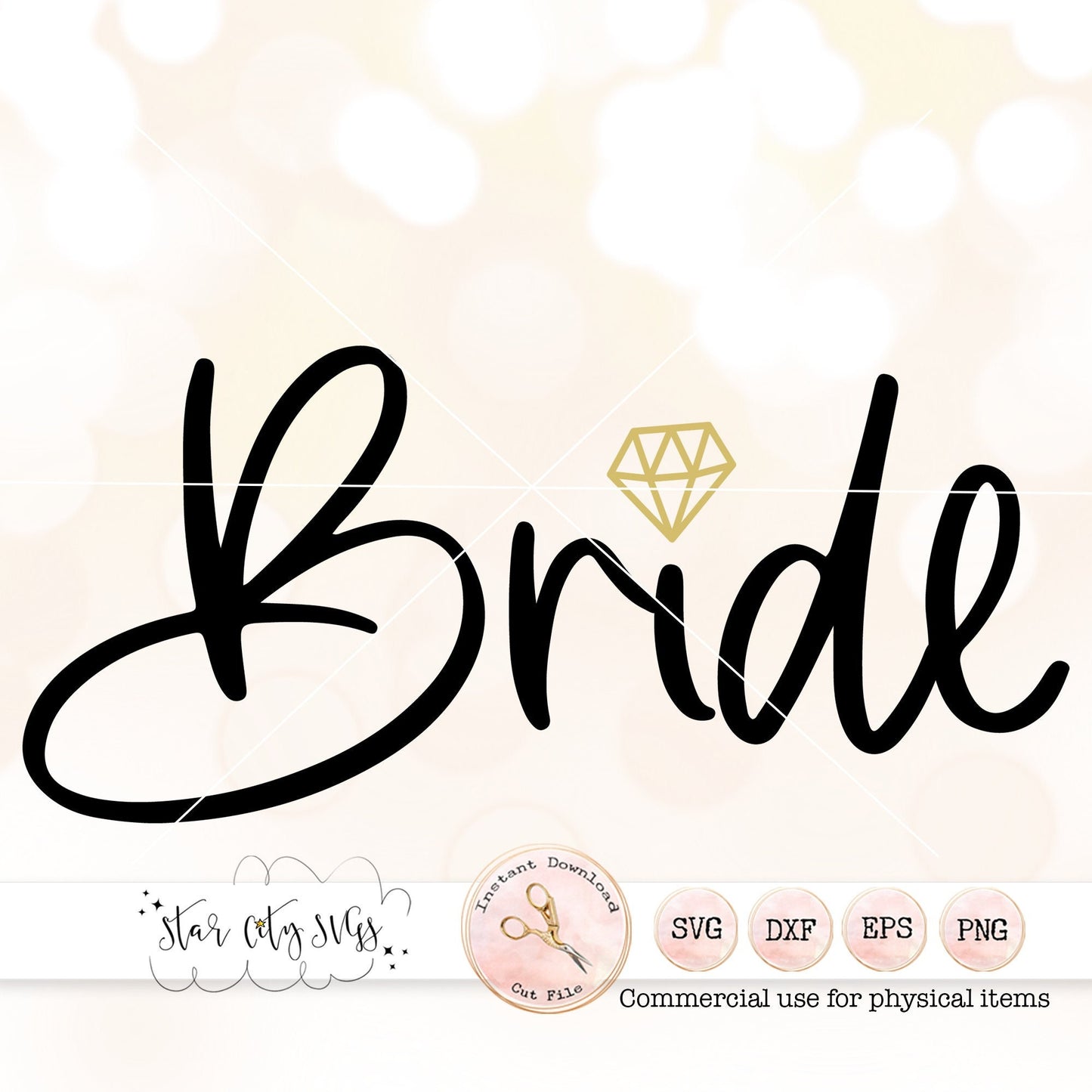 Bride with a Diamond SVG