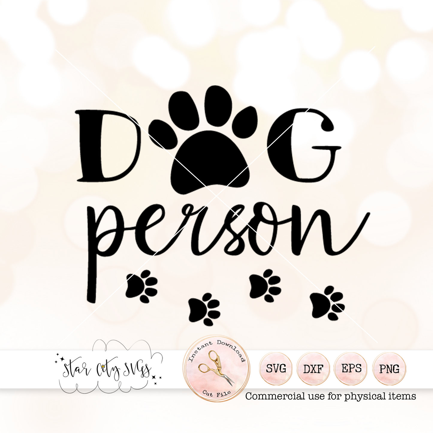Dog Person SVG Cut File
