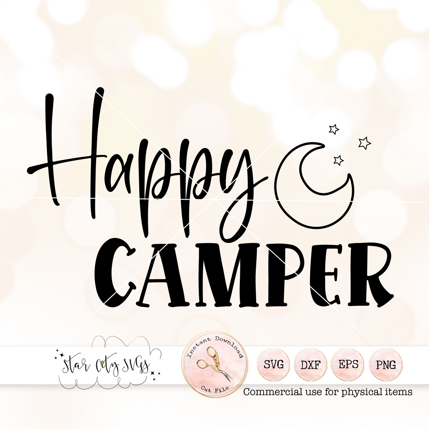 Happy Camper SVG Cut File