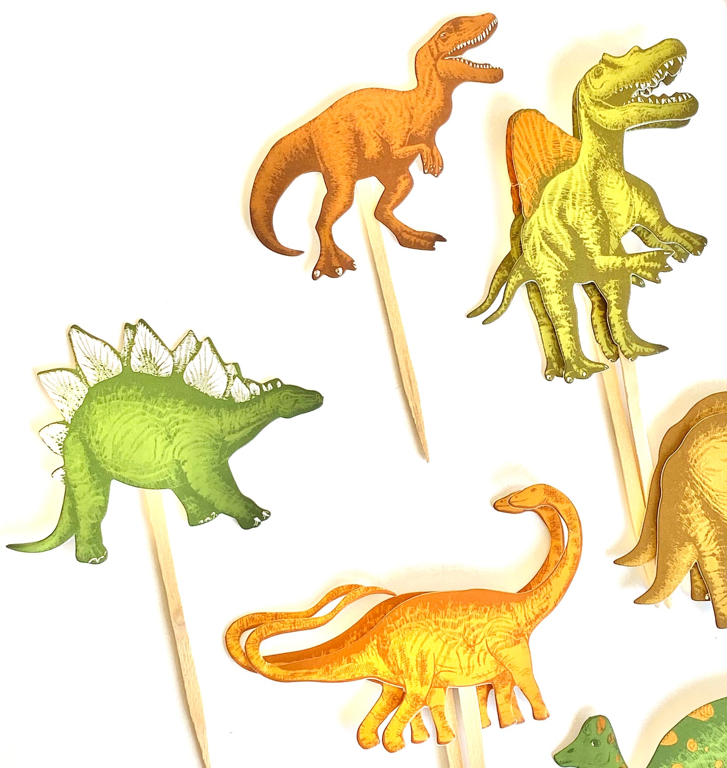 Dinosaur Cupcake Toppers