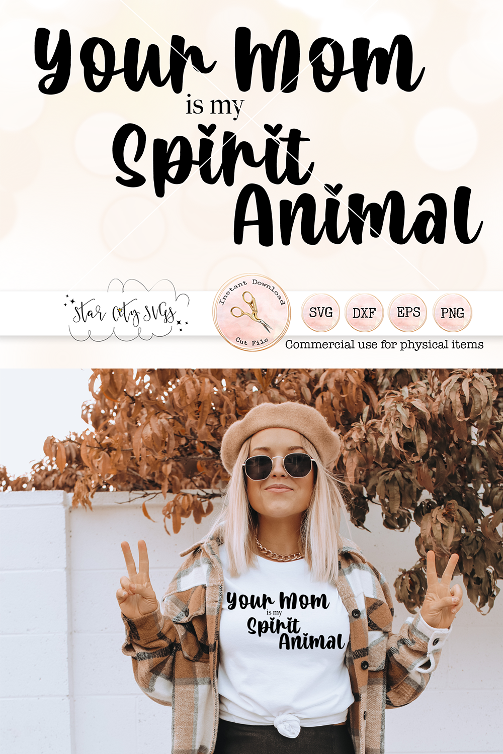 Your Mom is my Spirit Animal SVG