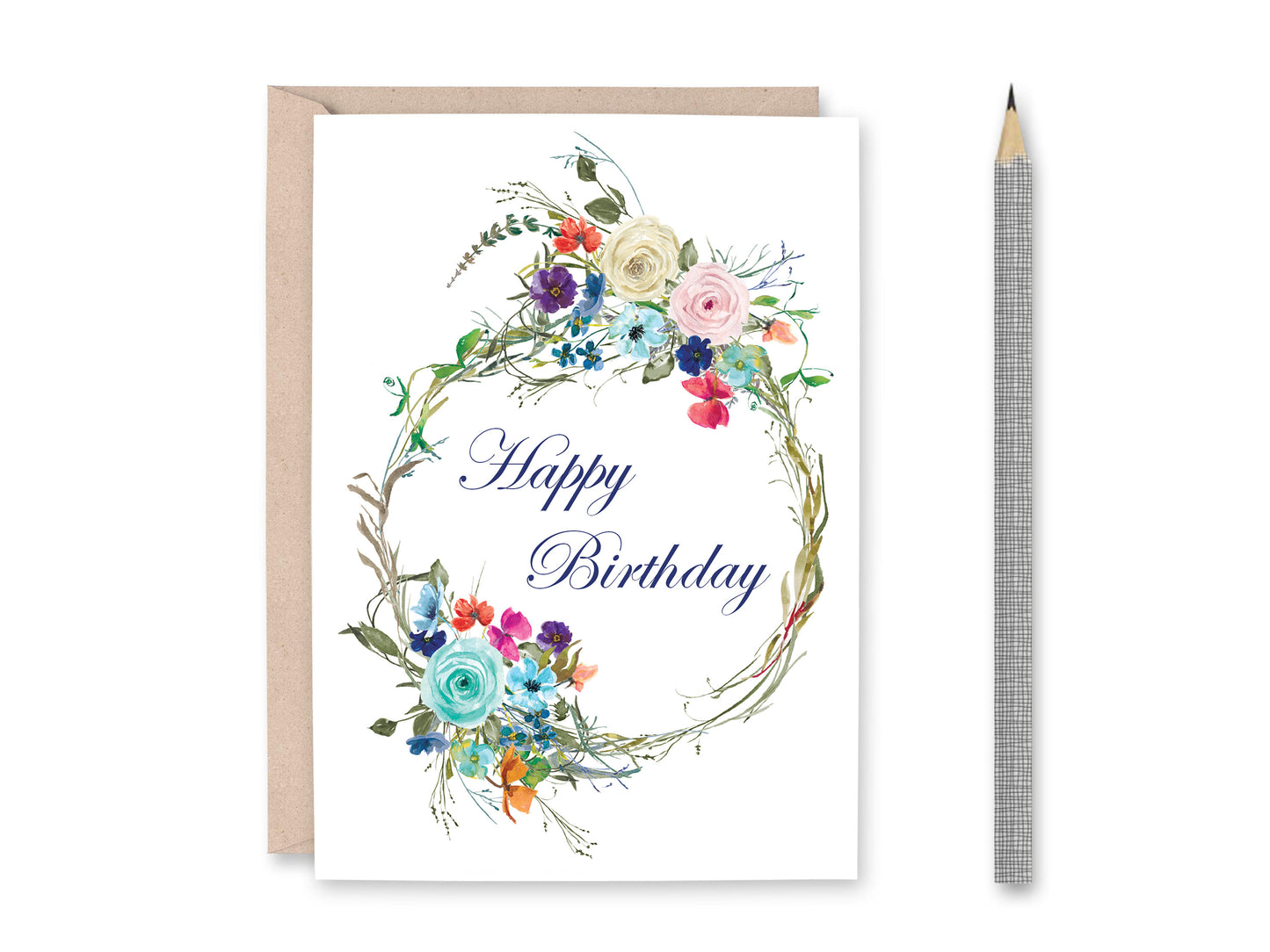 Watercolor Floral Card Set, Pretty Floral Cards, Birthday Card, Thank You Card, Sympathy Card, Thinking of you, Digital Download