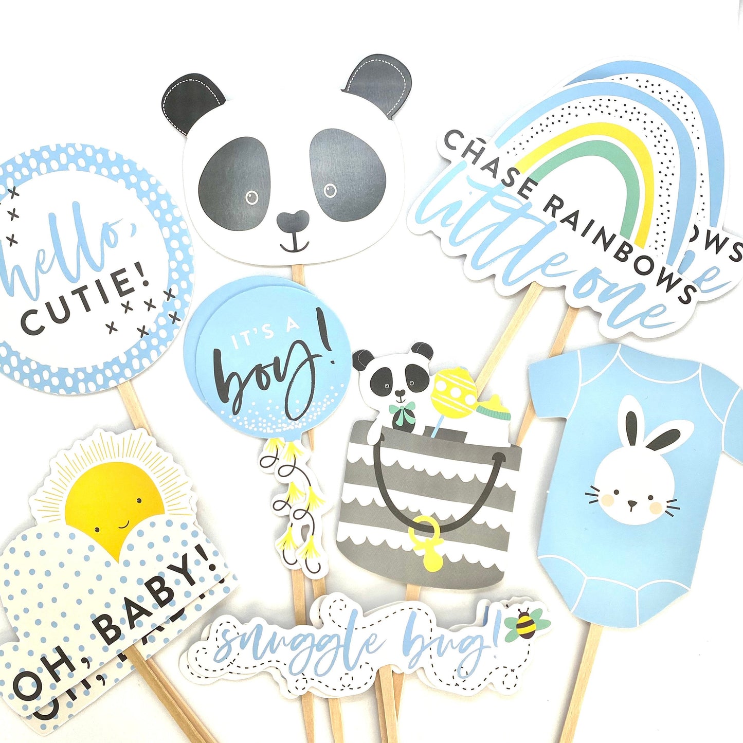 Baby Boy Cupcake Toppers