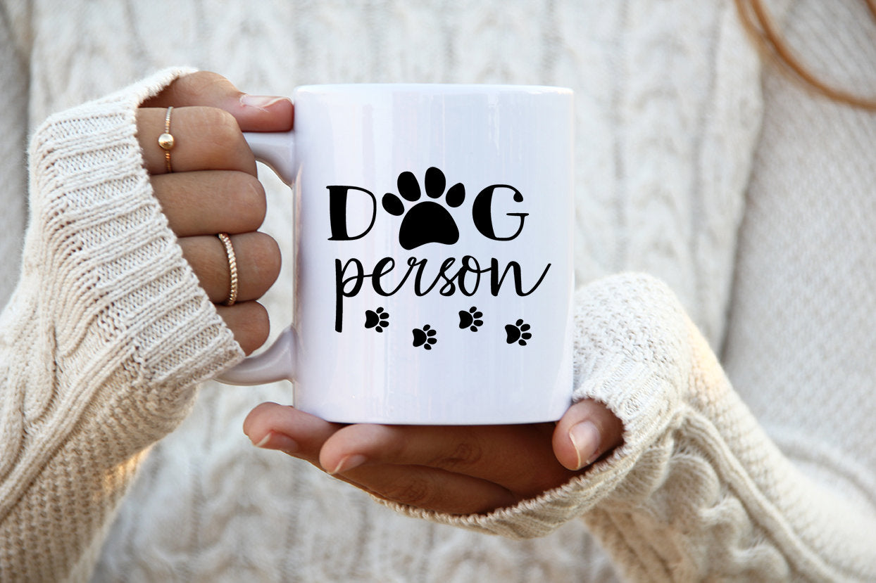 Dog Person SVG Cut File