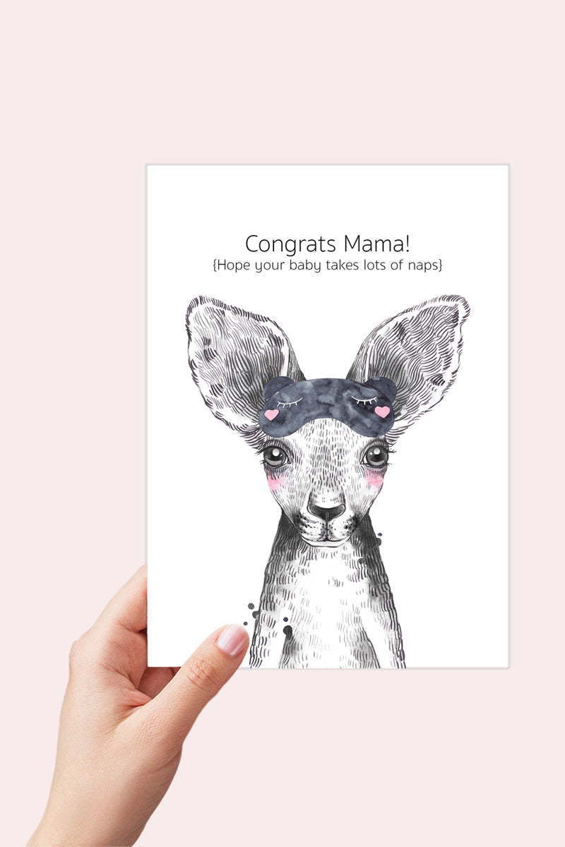 Congrats New Mom Card Printable - Digital Download