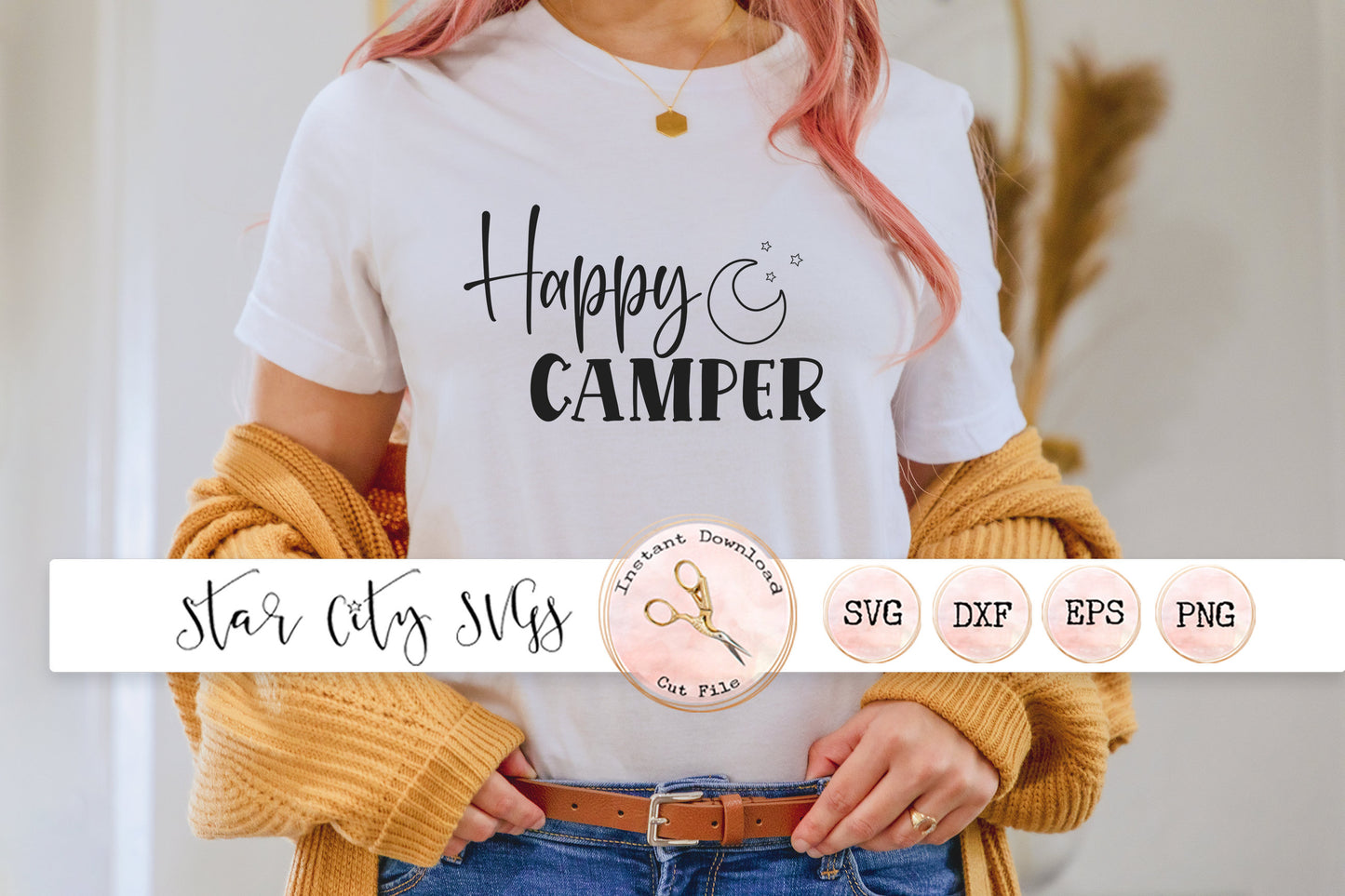 Happy Camper SVG Cut File