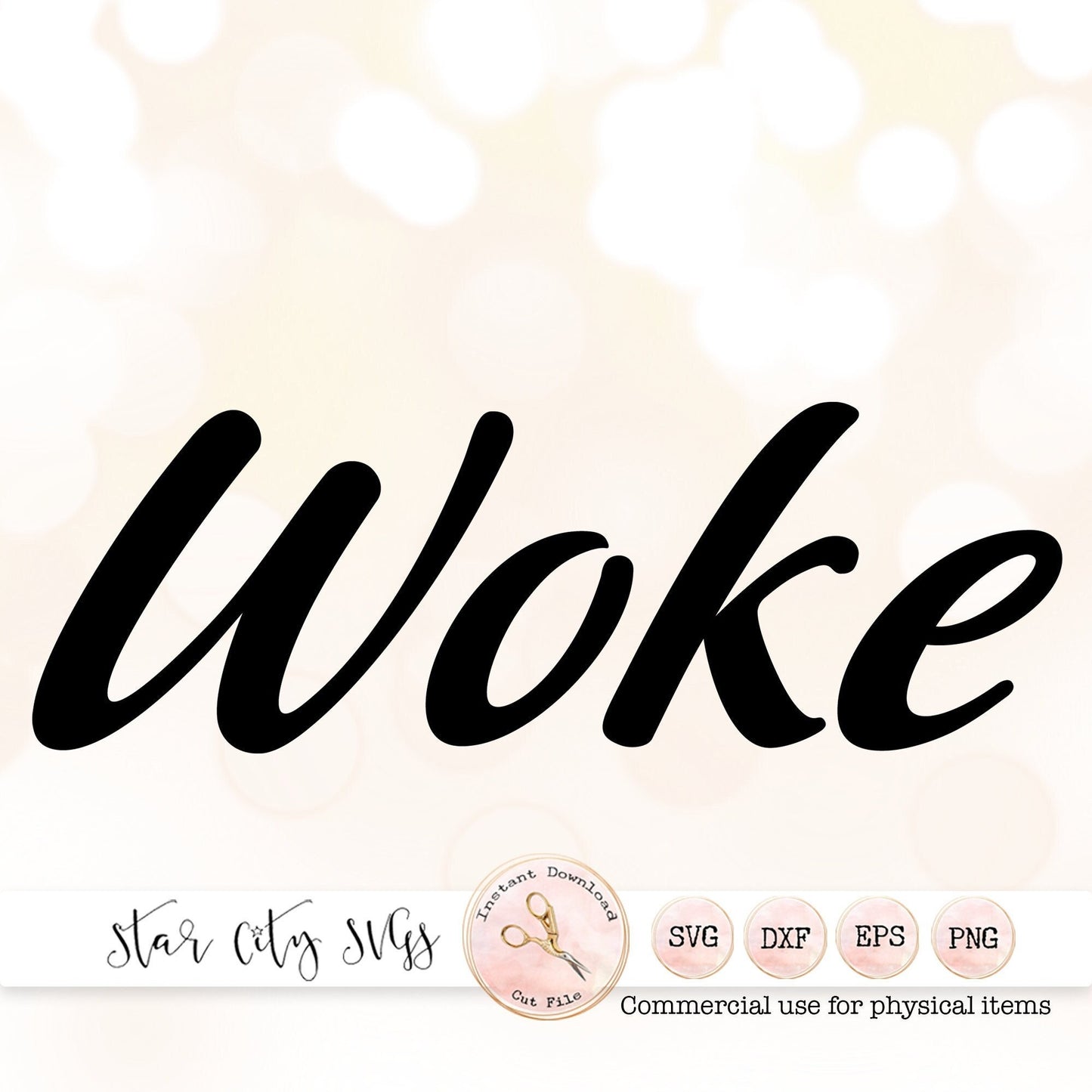 Woke AF Svg