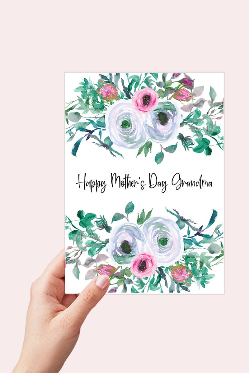 Floral Mother's Day Grandma Card