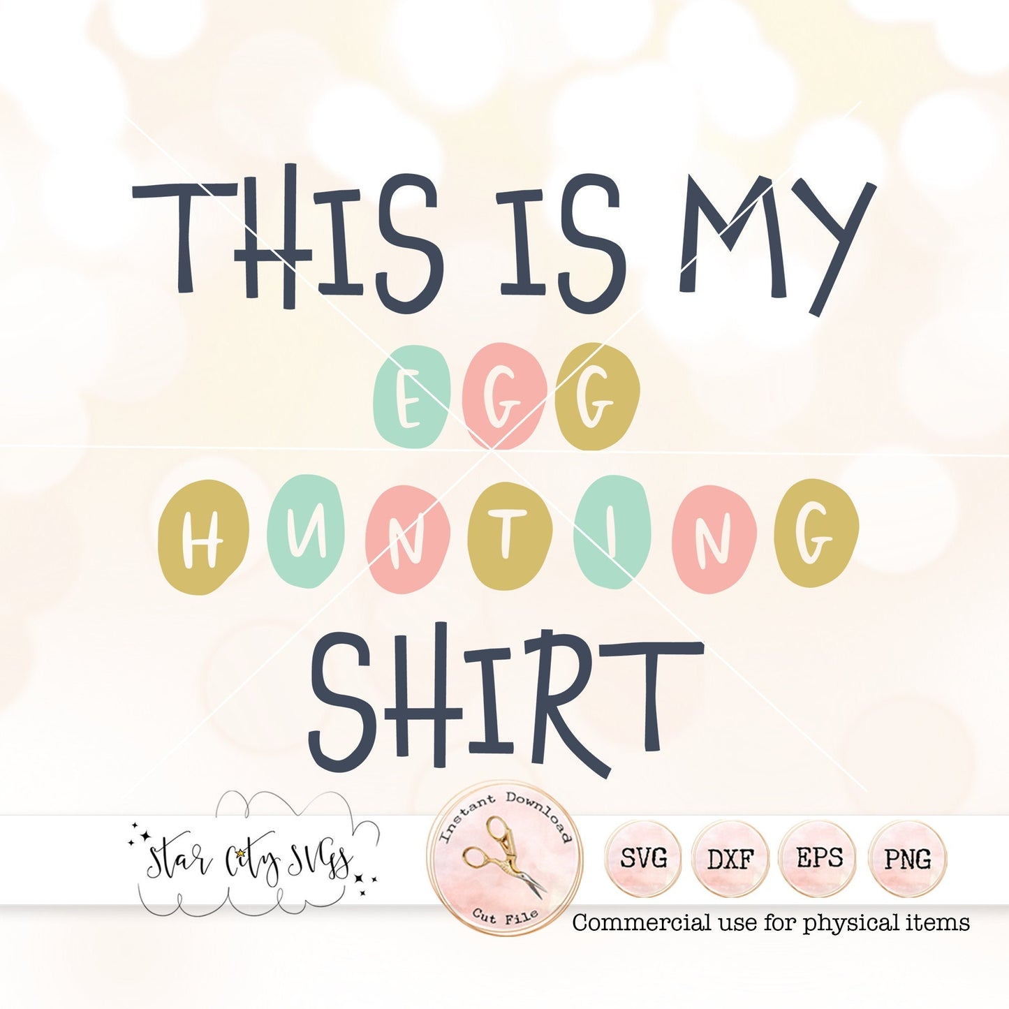 This my Egg Hunting Shirt - Easter SVG