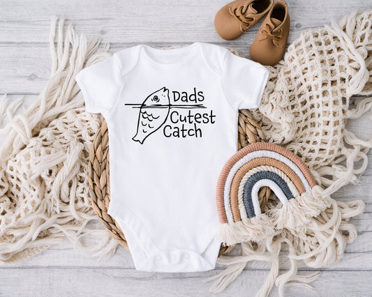 Dads Cutest Catch Father's Day SVG