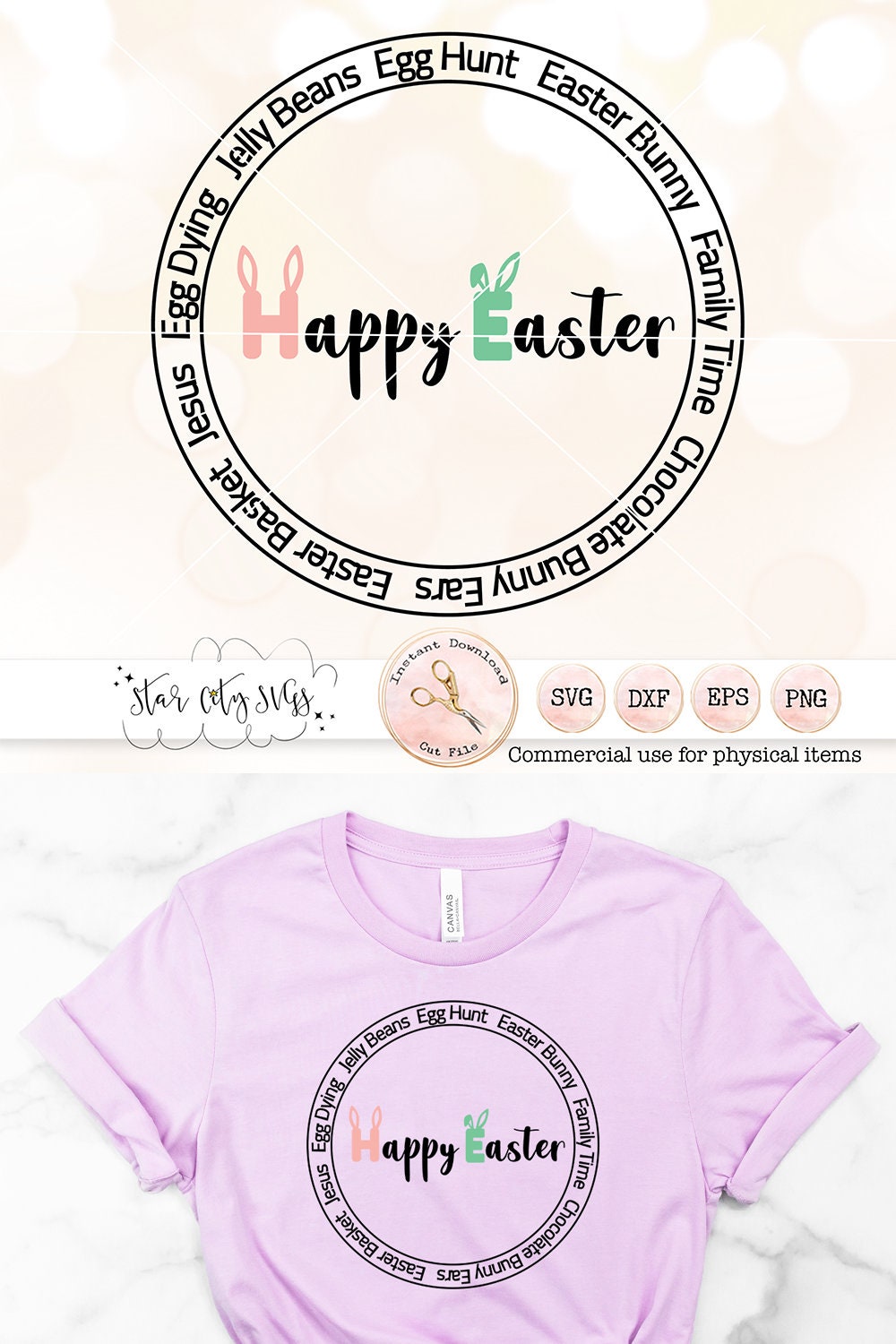 Happy Easter Sayings SVG