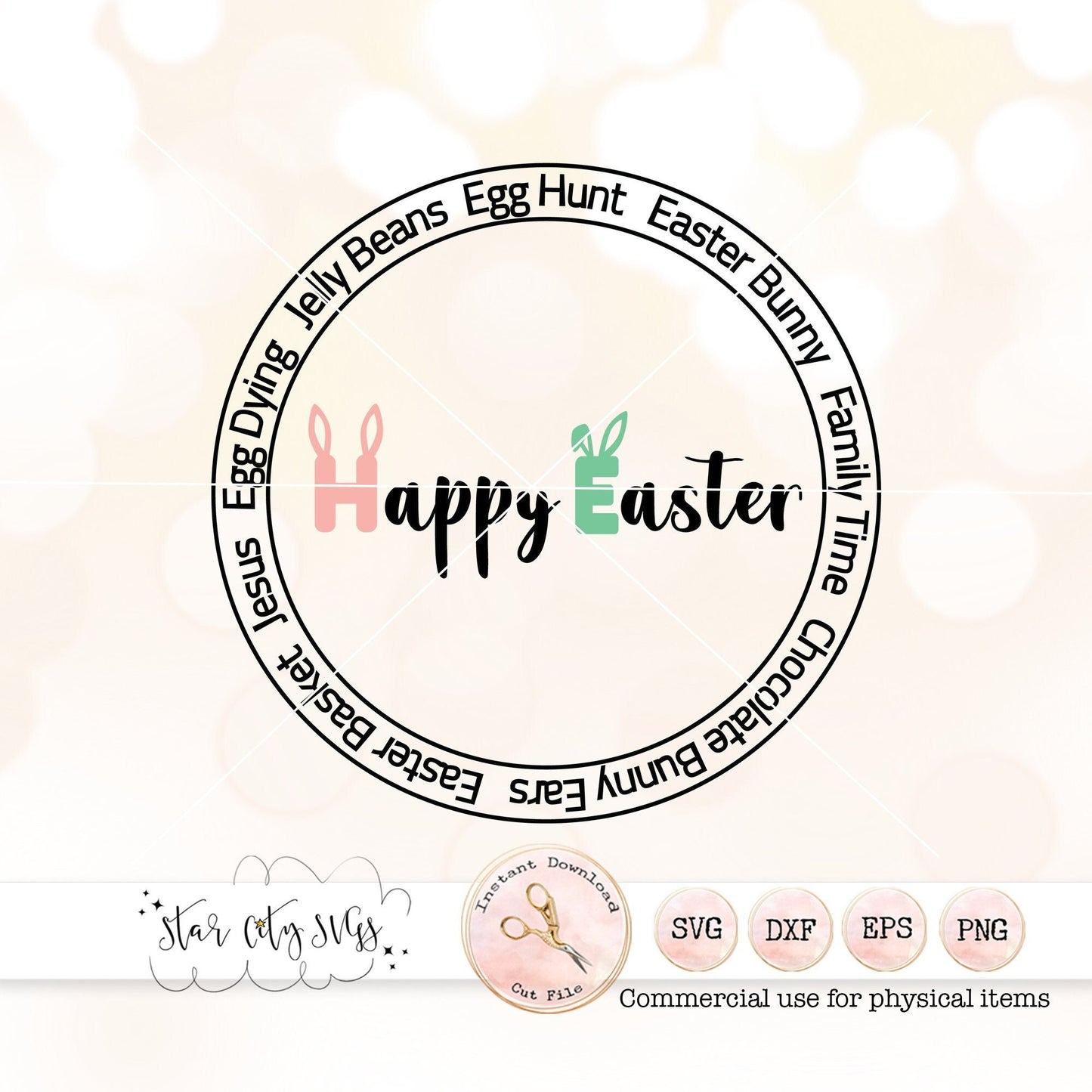 Happy Easter Sayings SVG