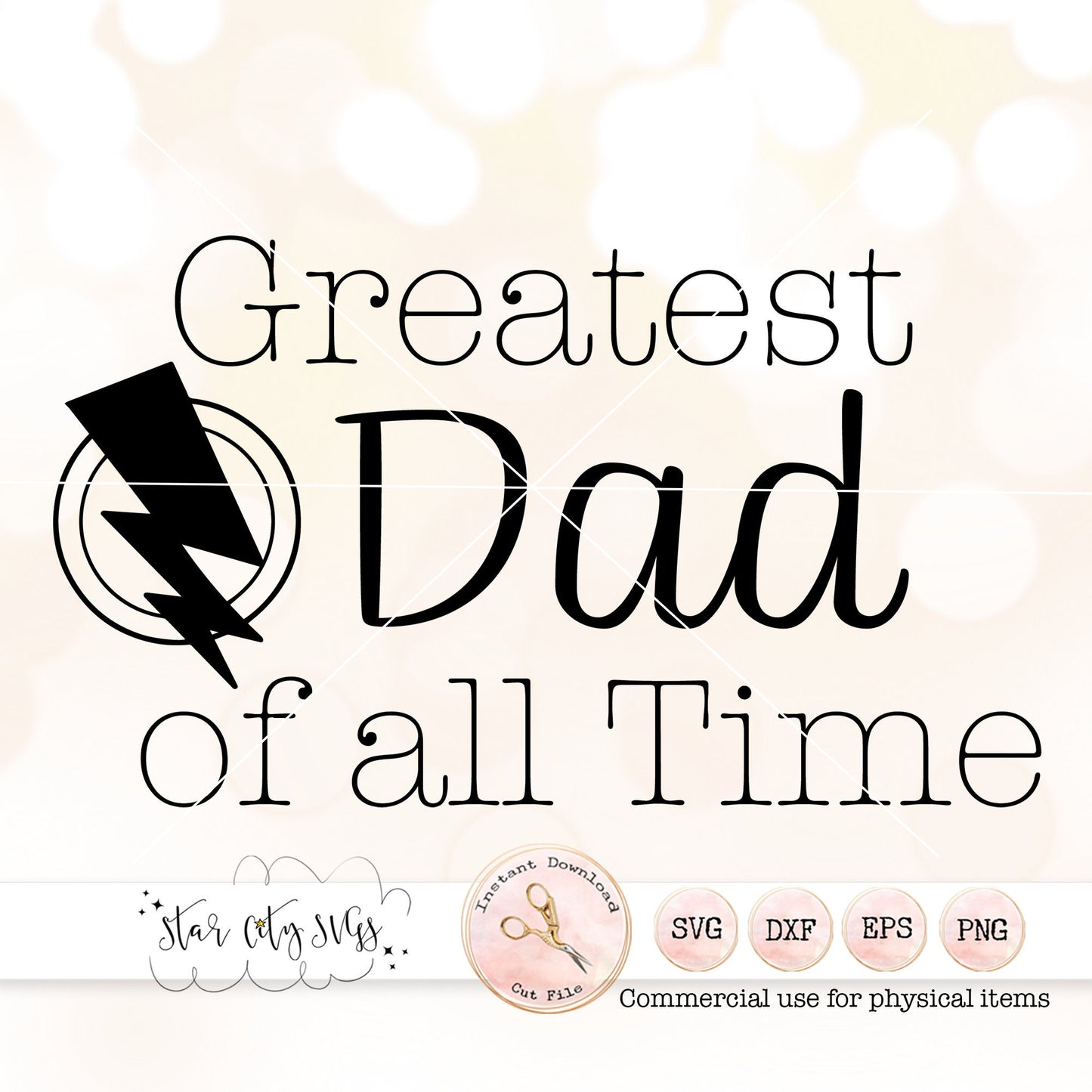 {G.O.A.T.} Greatest of all Time Father's Day SVG